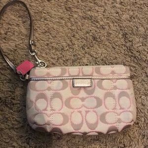 Like new coach wristlet